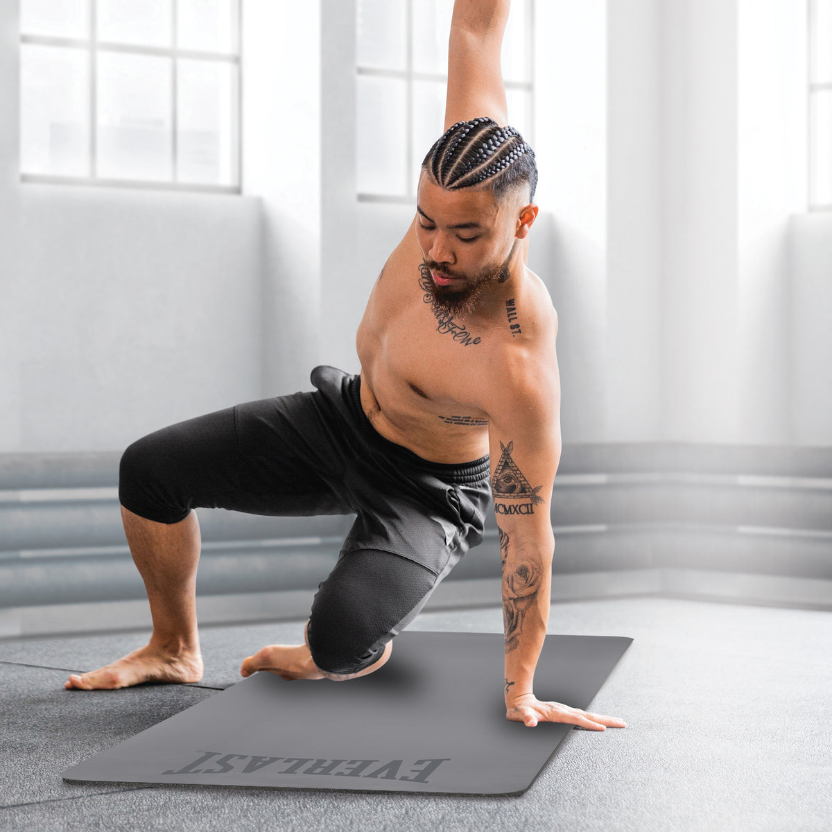10 mm Lengthened NBR Yoga mat Widened Yoga mat Multi-Functional Fitness Non  Slip Yujia mat