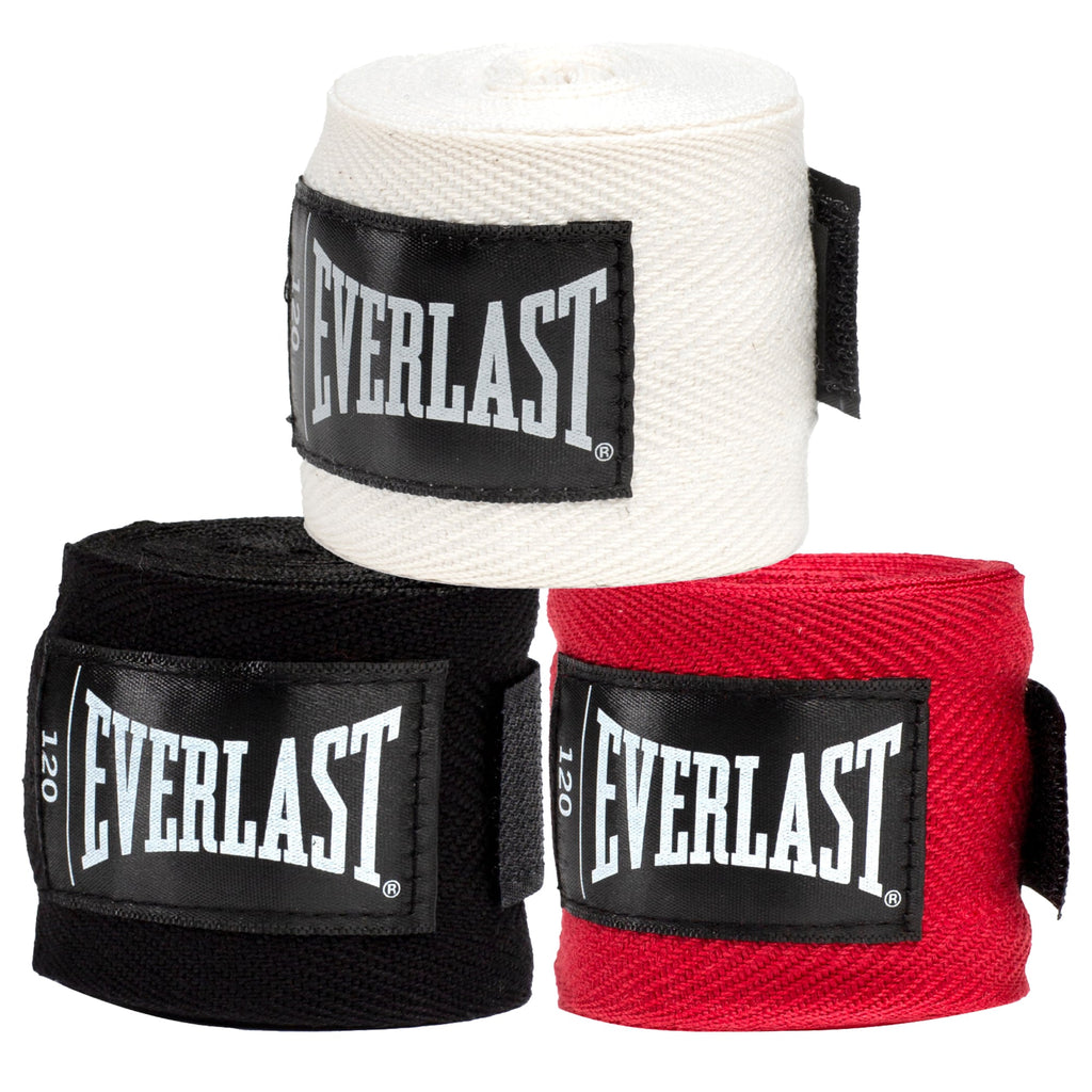 Core 120” Hand Wraps 3-Pack - Everlast Canada Core 120” Hand Wraps 3-Pack Black/Red/White / 120"