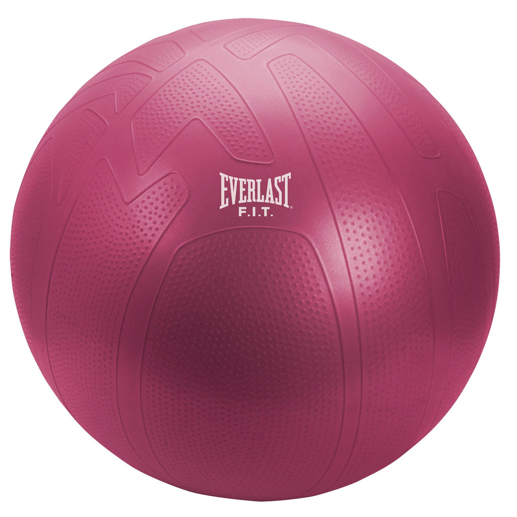 65cm Pro Grip Burst Resistant Fitness Ball - Everlast Canada 65cm Pro Grip Burst Resistant Fitness Ball Red