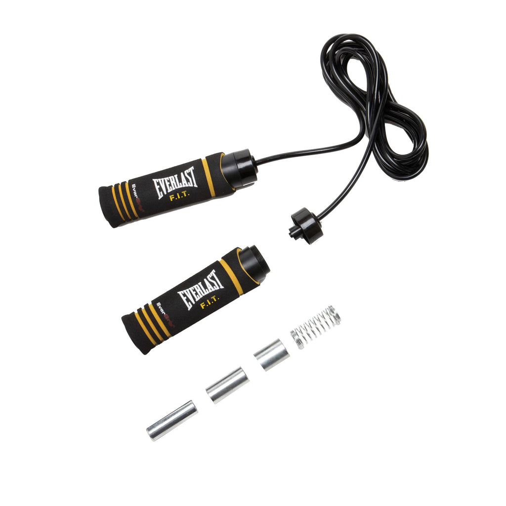 Weighted Jump Rope - Everlast Canada Weighted Jump Rope Black