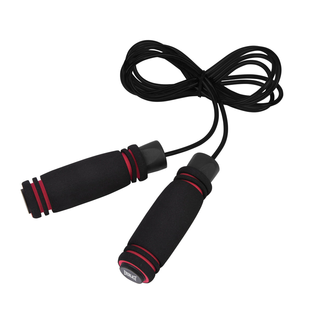 Weighted Jump Rope - Everlast Canada Weighted Jump Rope Black/Red / ONE SIZE