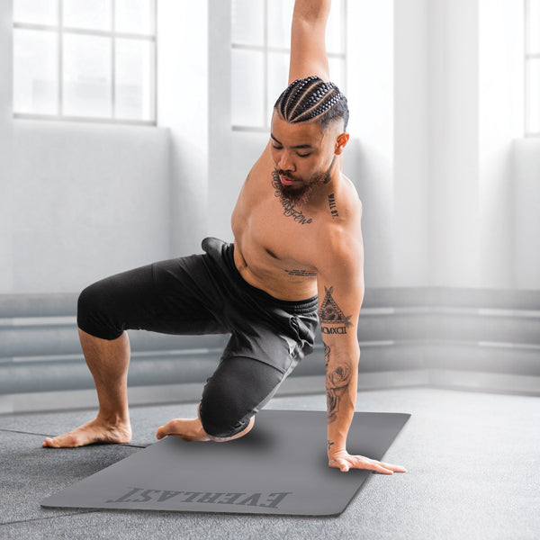 Feetlu Yoga Mat With Strap 10Mm 12Mm Thick Yoga Mat, Nonskid Dual Surf —  CHIMIYA