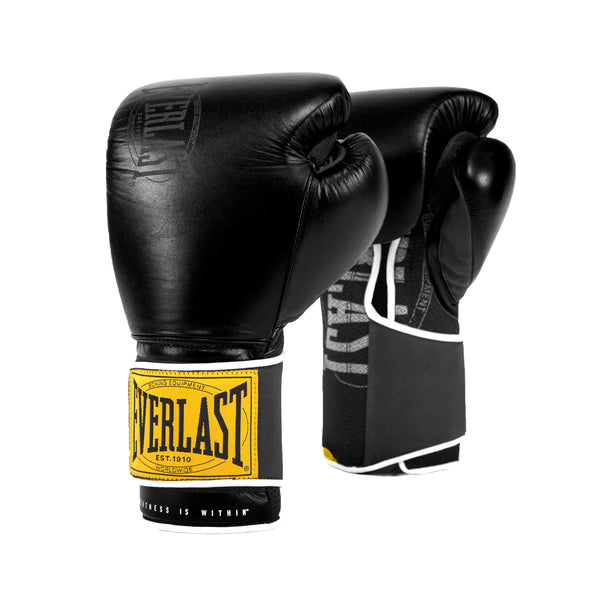 1910 Classic Boxing Gloves - Everlast Canada 1910 Classic Boxing Gloves Black / 12 OZ