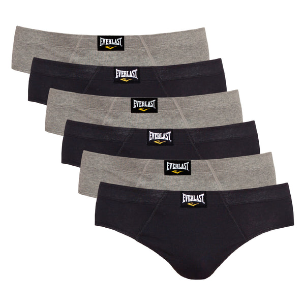 Everlast Sport Briefs - 6 Pack Grey