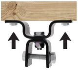 Everlast Wood Beam Heavy Hanger Black