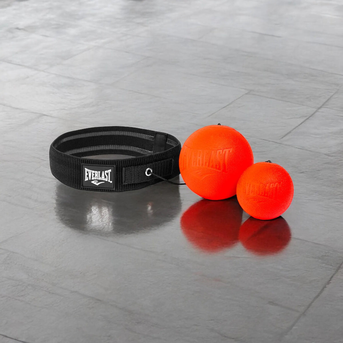 Everlast Powerlock Reflex Ball Black/Orange