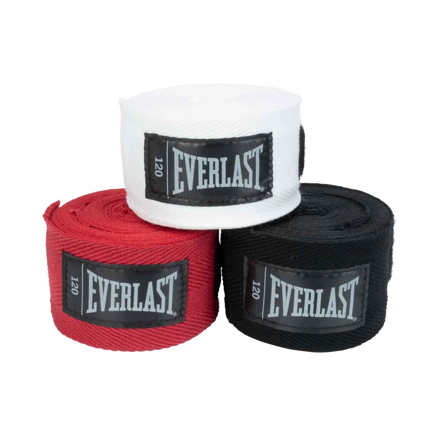Everlast Core Hand Wraps - 3 Pairs Black/Red/White