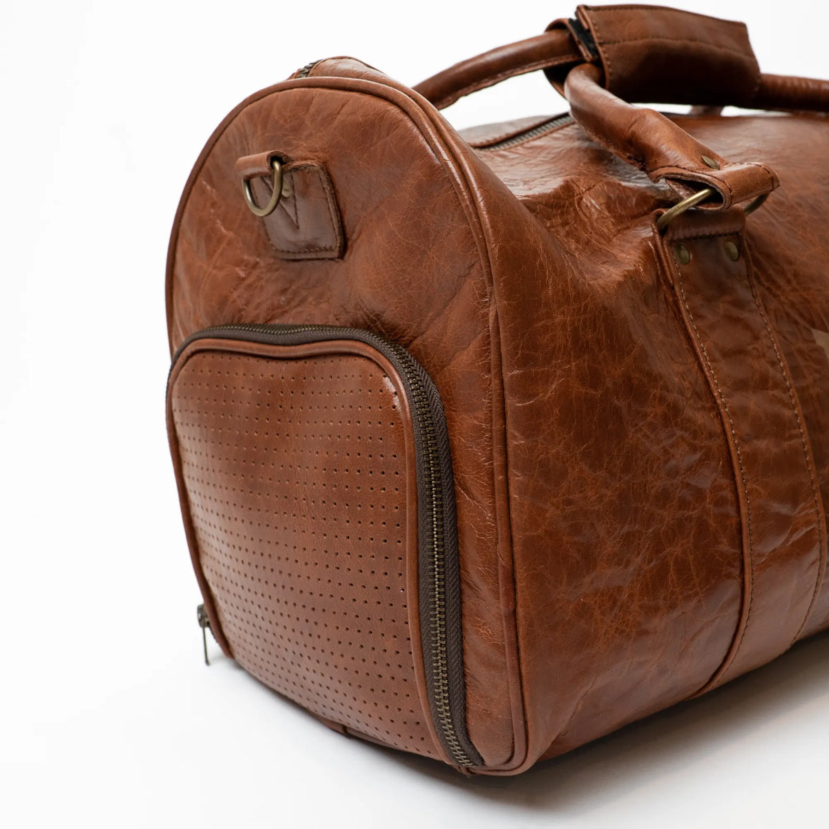 1910 Leather Vintage Brown Gym Bag