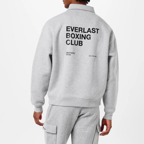 Everlast Boxing Club 3/4 Zip Sweater Grey