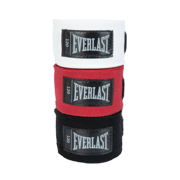 Core 120” Hand Wraps 3-Pack - Everlast Canada Core 120” Hand Wraps 3-Pack Black/Red/White / 120