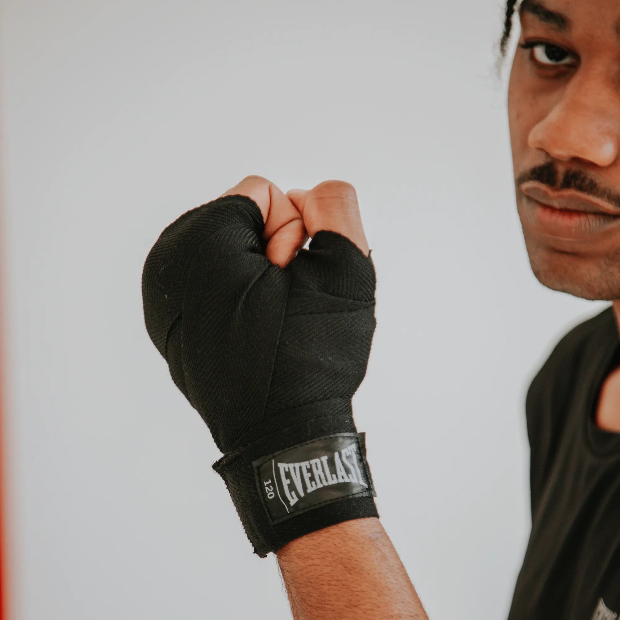 Core 120” Hand Wraps - Everlast Canada Core 120” Hand Wraps Black / 120"