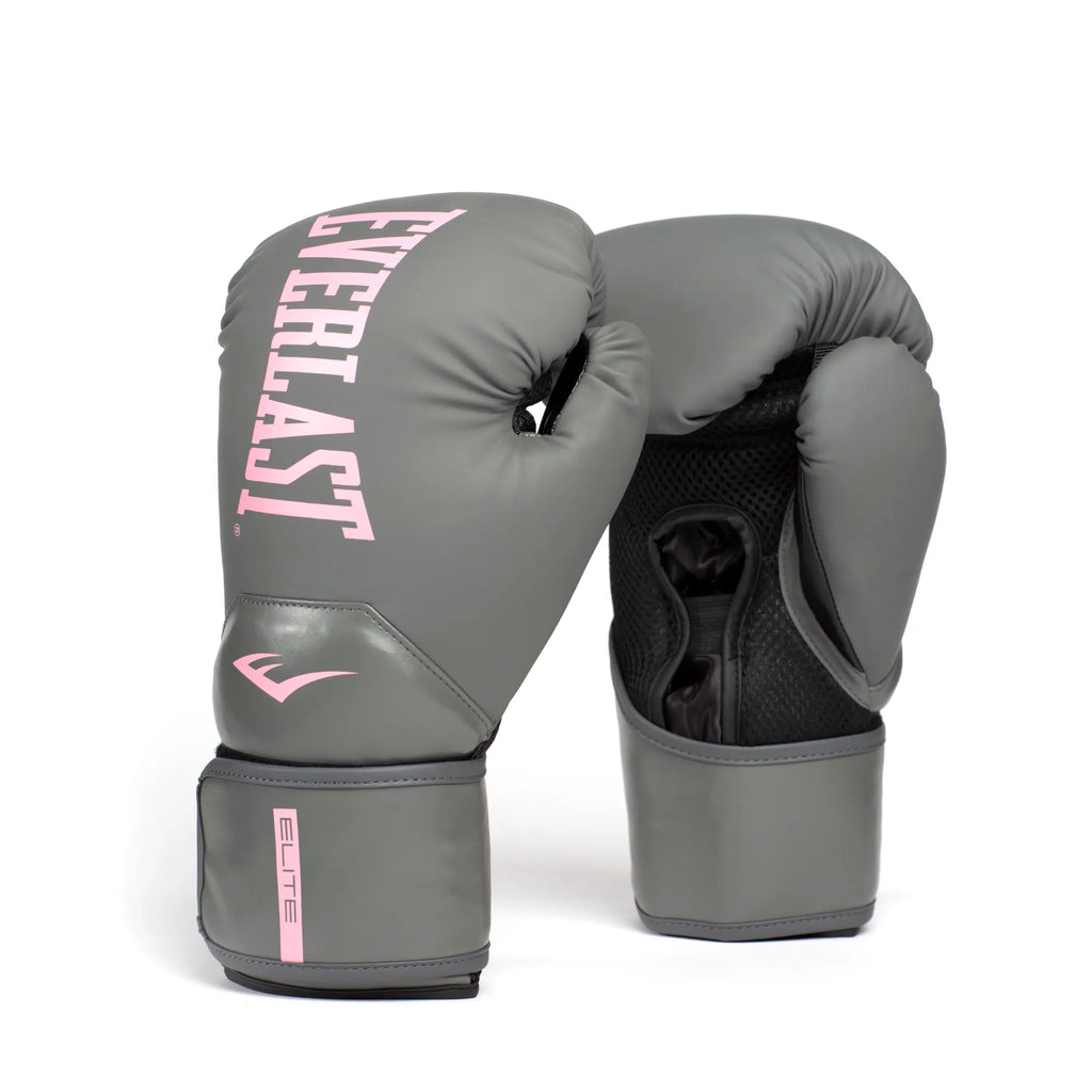 Elite 2 Boxing Gloves - Everlast Canada Elite 2 Boxing Gloves Grey/Pink