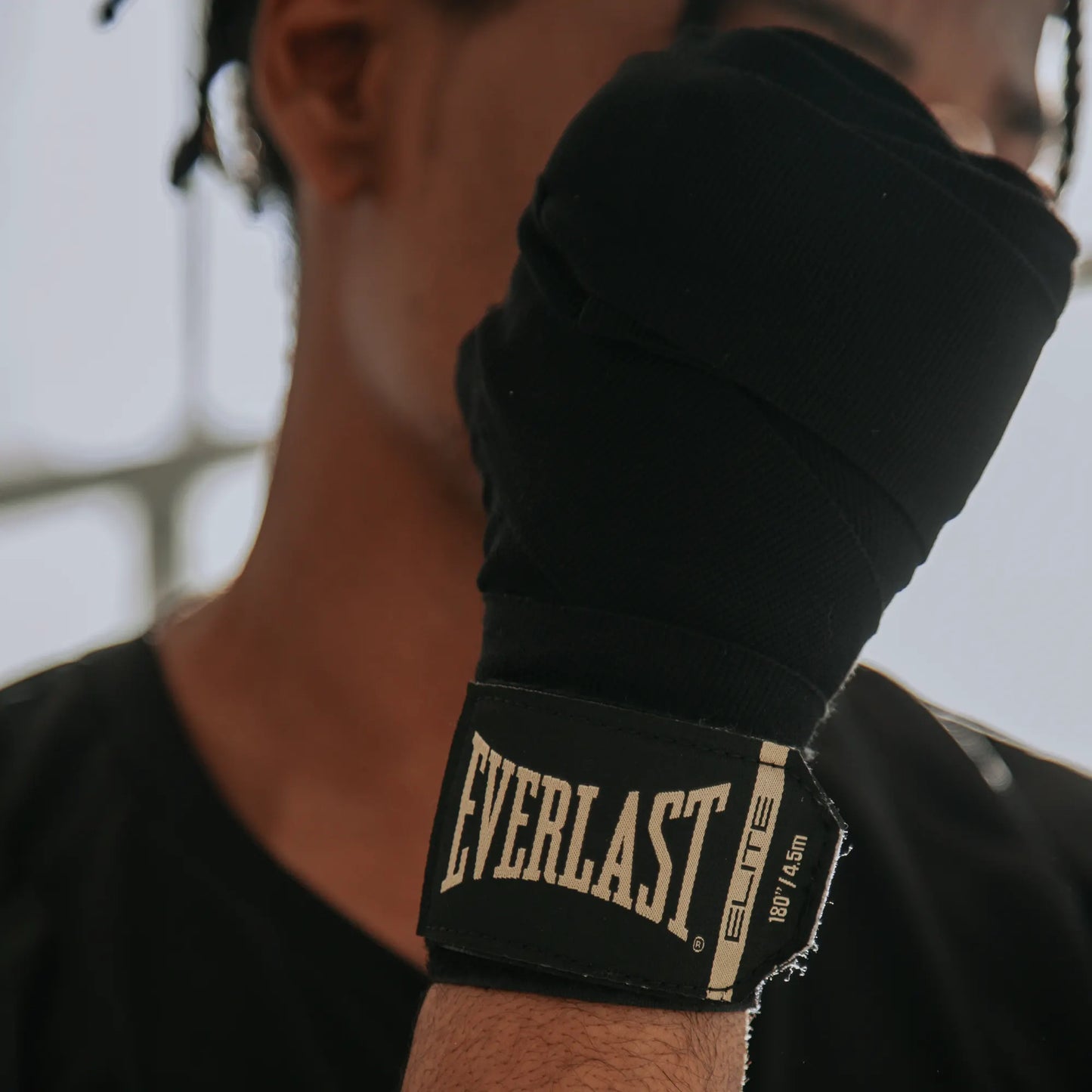 Elite 2 Hand Wraps 180” - Everlast Canada Elite 2 Hand Wraps 180” Black / 180"