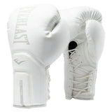 Everlast Elite 2 Pro Boxing Gloves - Laced White