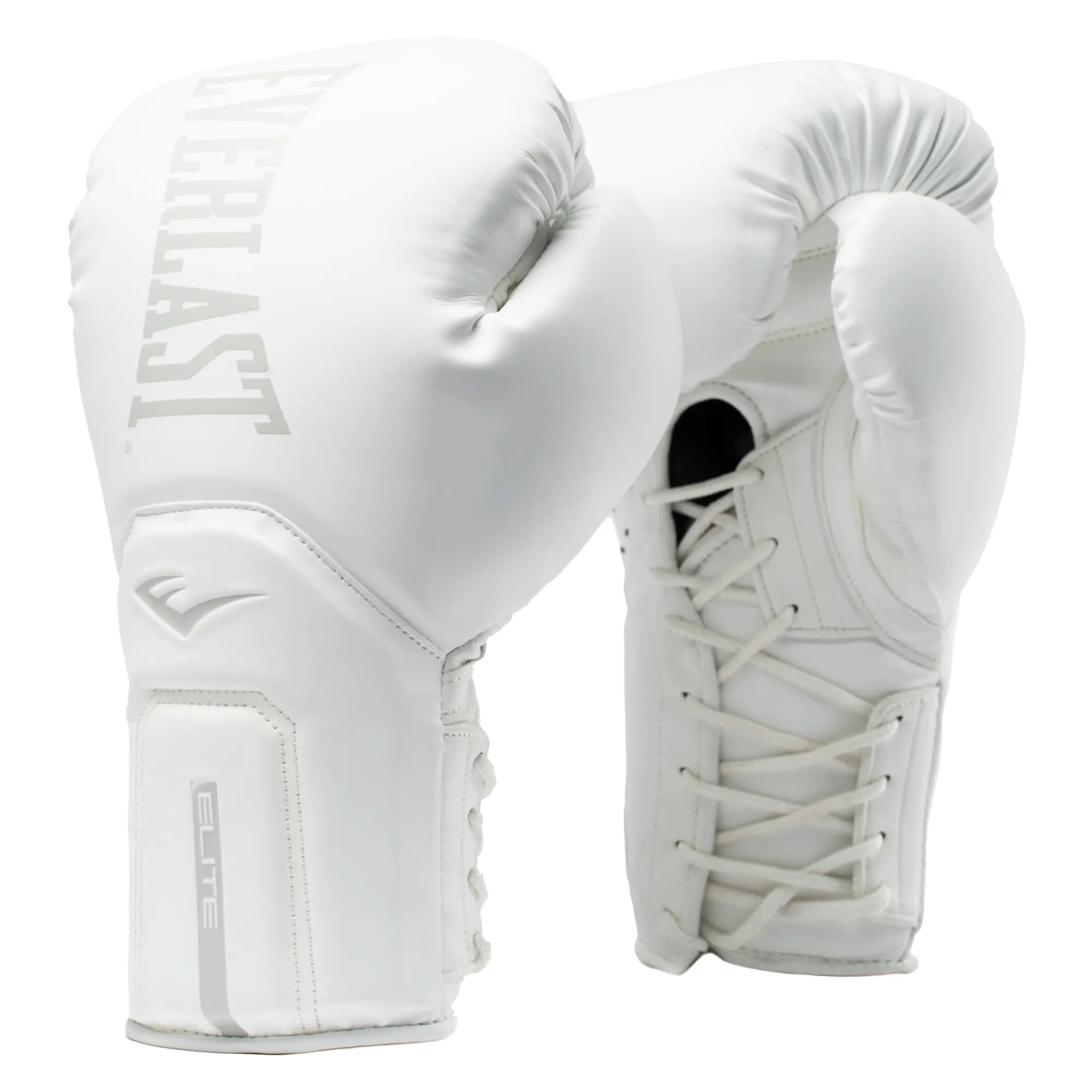 Everlast Elite 2 Pro Boxing Gloves - Laced White