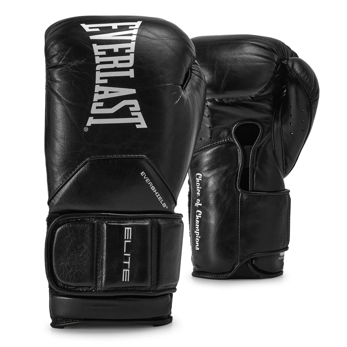 Elite Pro Leather Hook & Loop Training Boxing Gloves