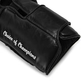 Elite Pro Leather Hook & Loop Training Boxing Gloves