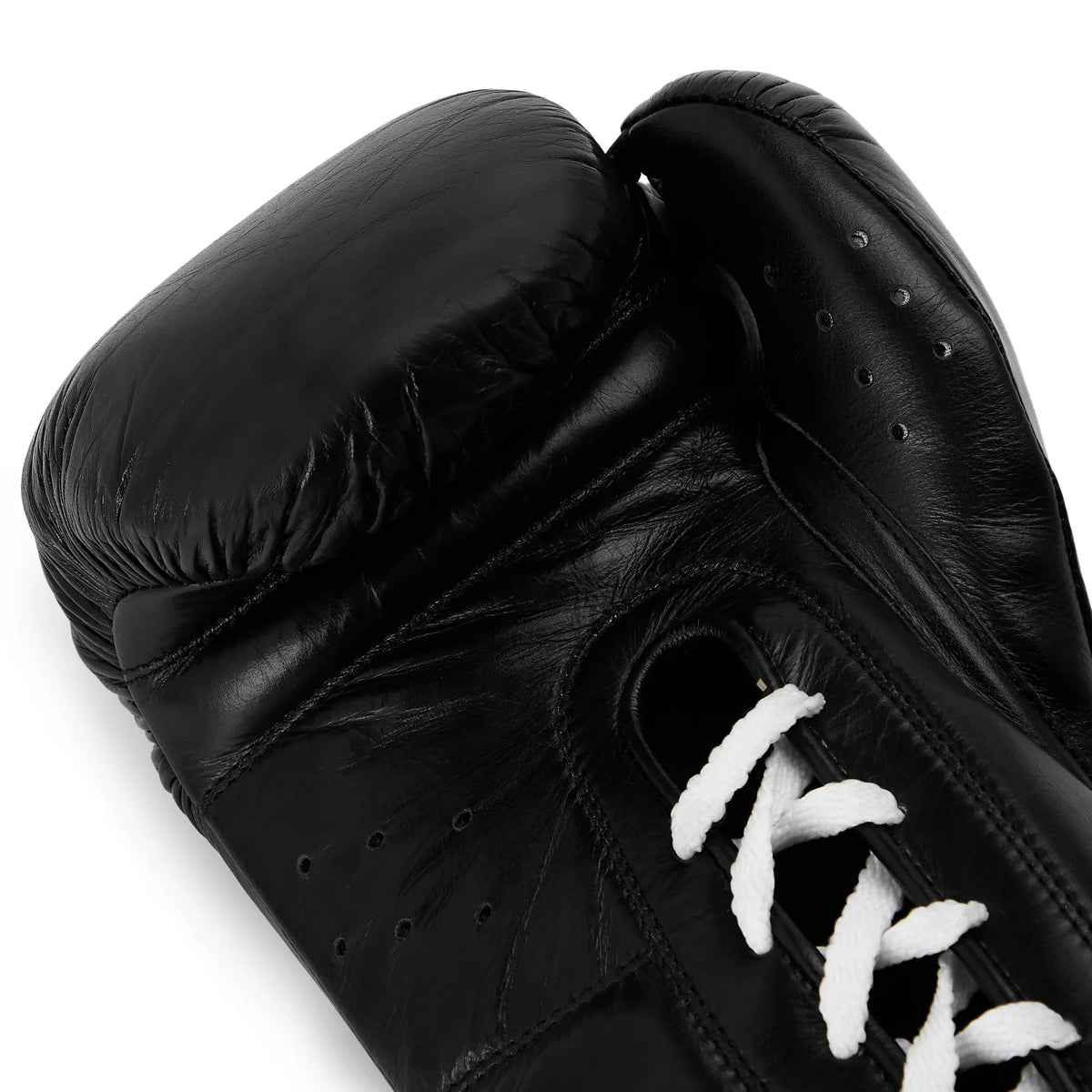 Elite Pro Leather Lace Up Training Boxing Gloves
