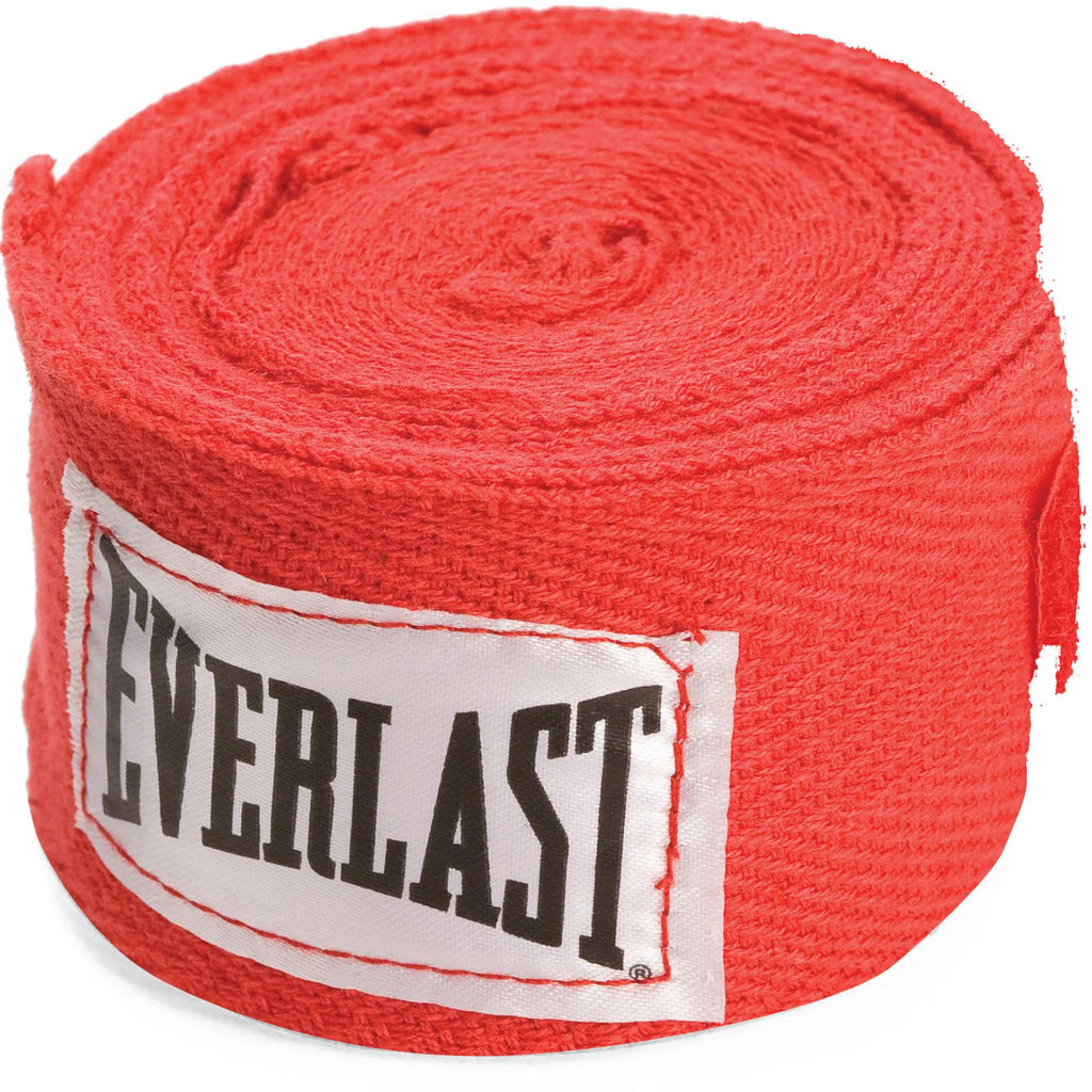 Hand Wraps 120" Pair - Everlast Canada Hand Wraps 120" Pair Red / 120 IN