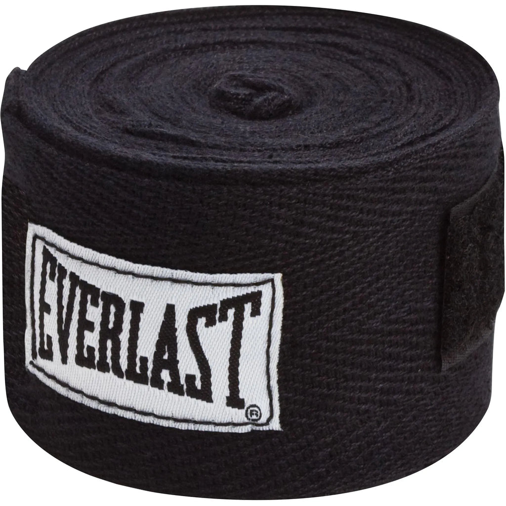 Hand Wraps 120" Pair - Everlast Canada Hand Wraps 120" Pair Black / 120 IN