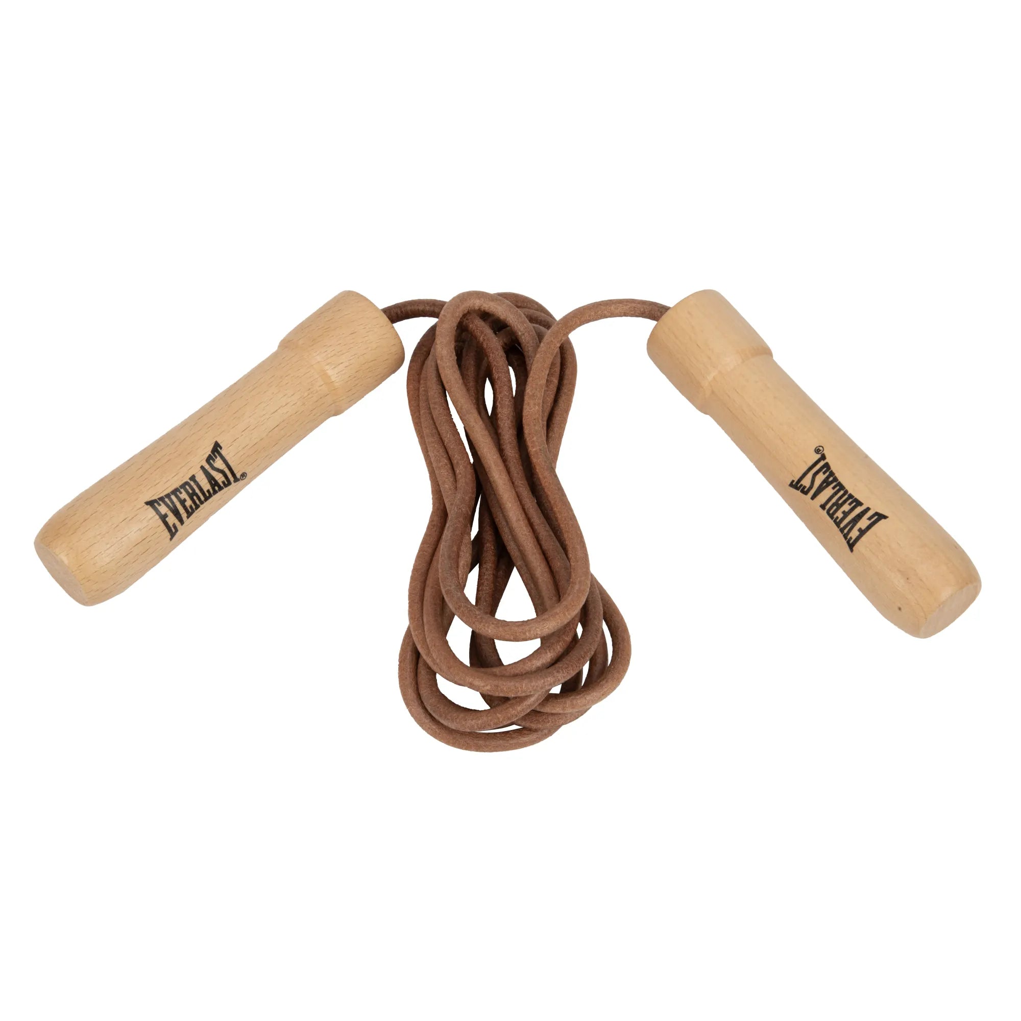 Everlast Leather Jump Rope Brown