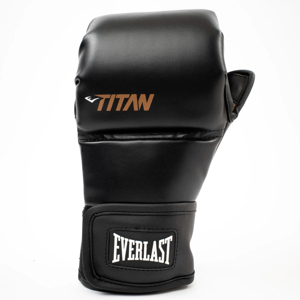 Everlast MMA Grappling Boxing Gloves, Black, Small/Medium