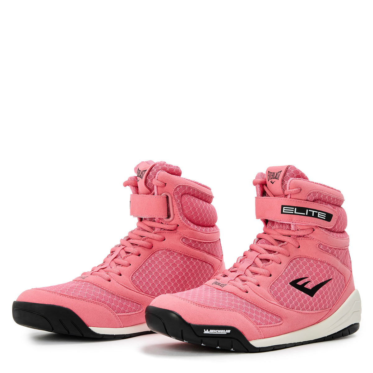 Everlast Elite Pro Boxing Shoes Pink