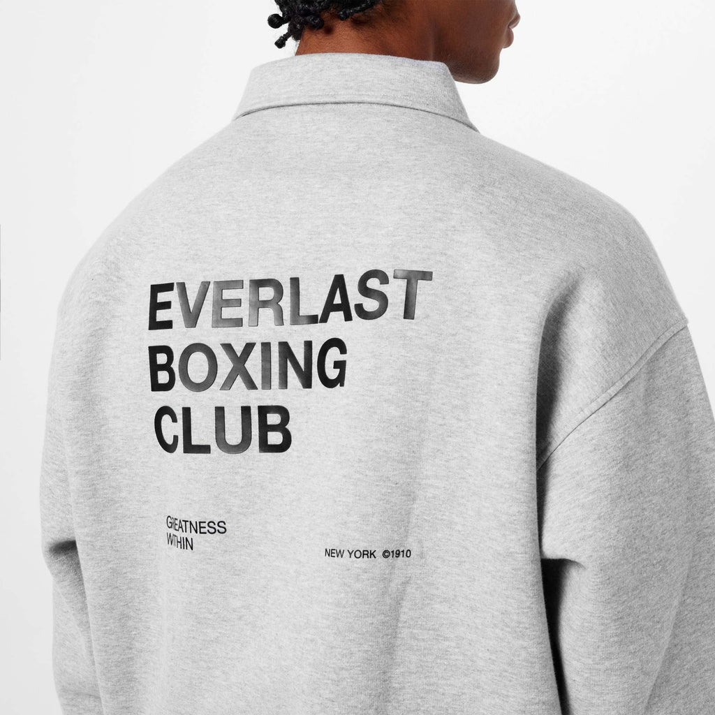 Everlast Boxing Club 3/4 Zip Sweater Grey