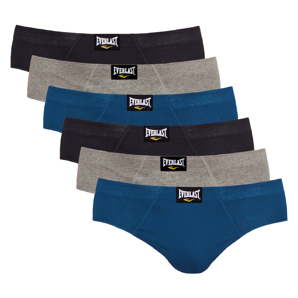 Everlast Sport Briefs - 6 Pack Black