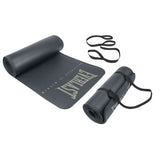 Everlast 15Mm Nbr Exercise Mat With Carry And Stretching Strap Charcoal