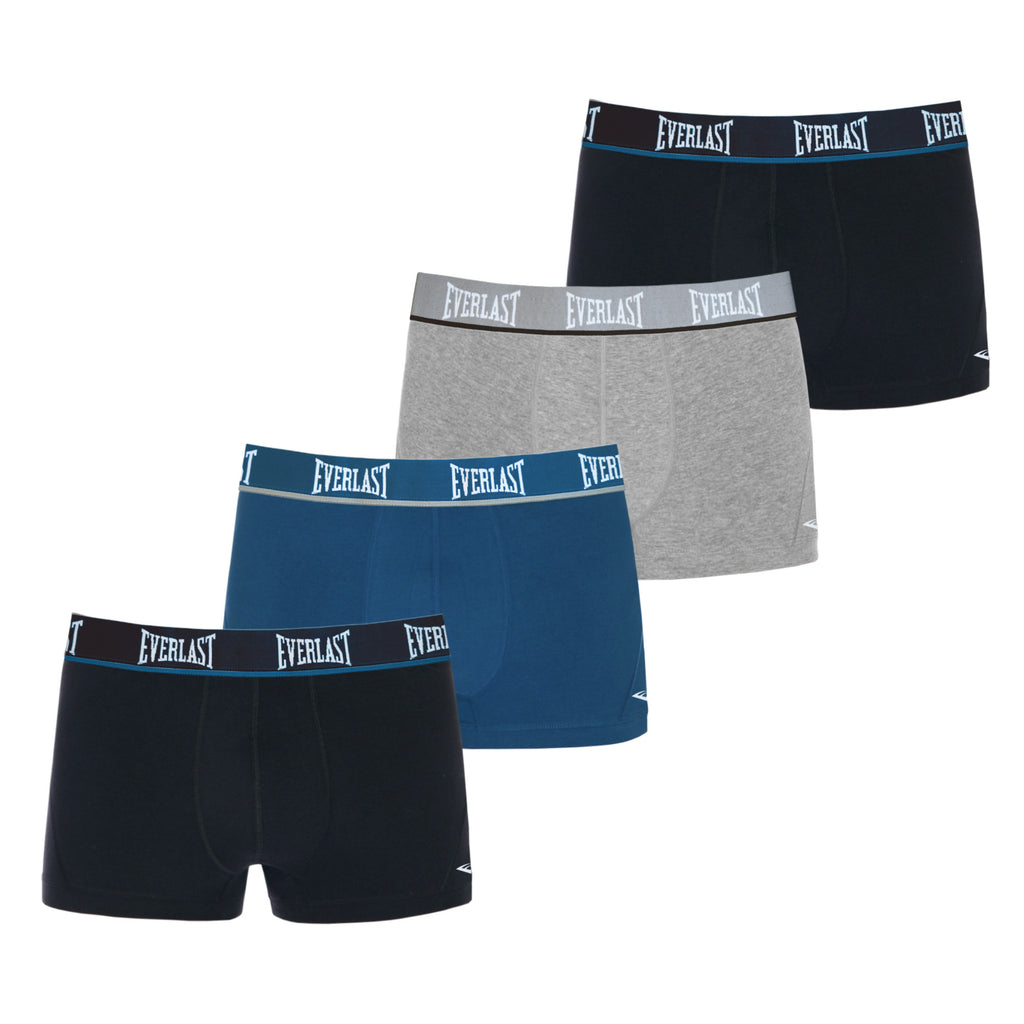 Everlast Trunks - 4 Pack Black