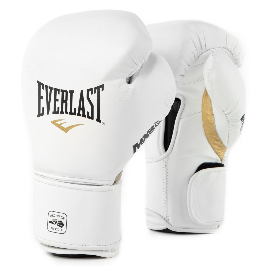 Everlast Mx2 Hook & Loop Boxing Gloves White