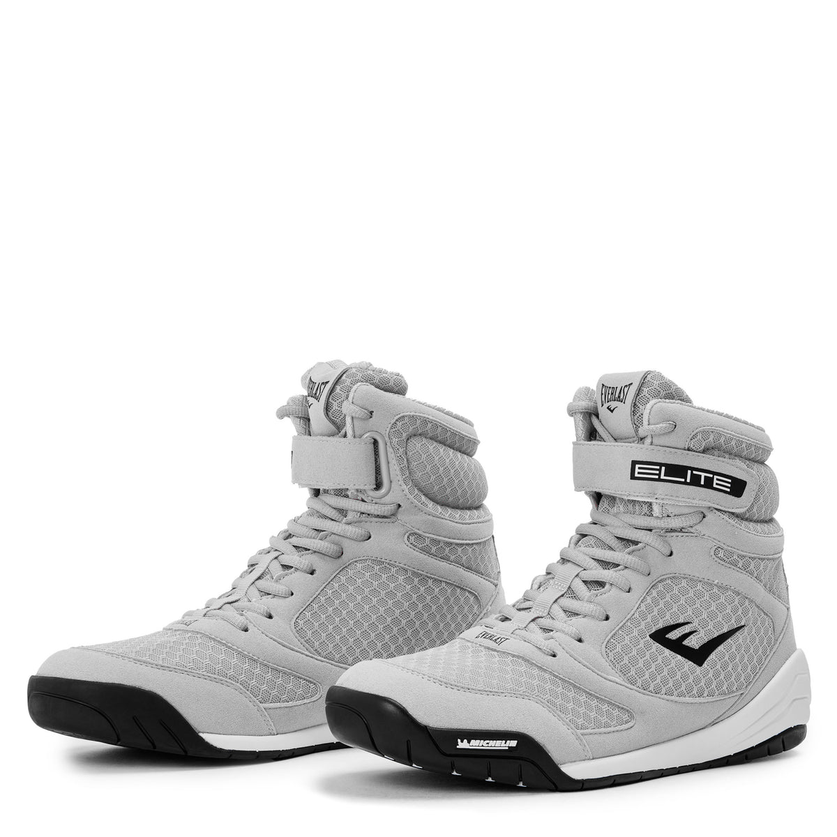 Everlast Elite Pro Boxing Shoes Grey