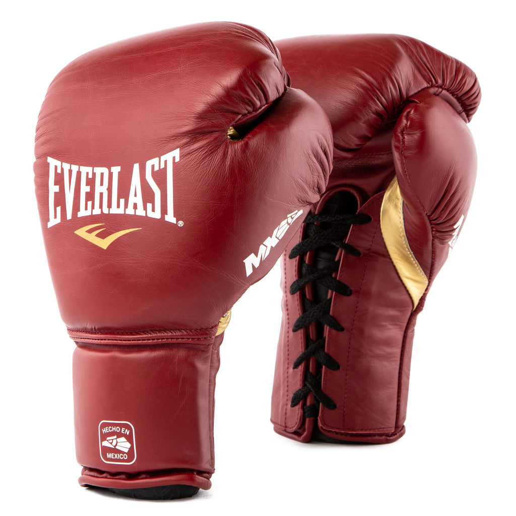 Everlast Mx2 Laced Boxing Gloves Red