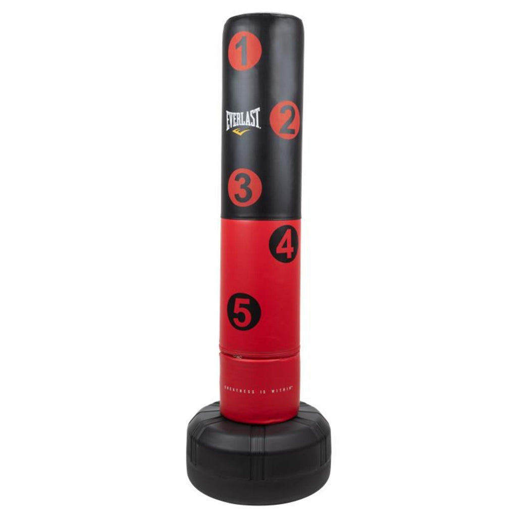 Everlast Target Freestanding Punching Bag Red