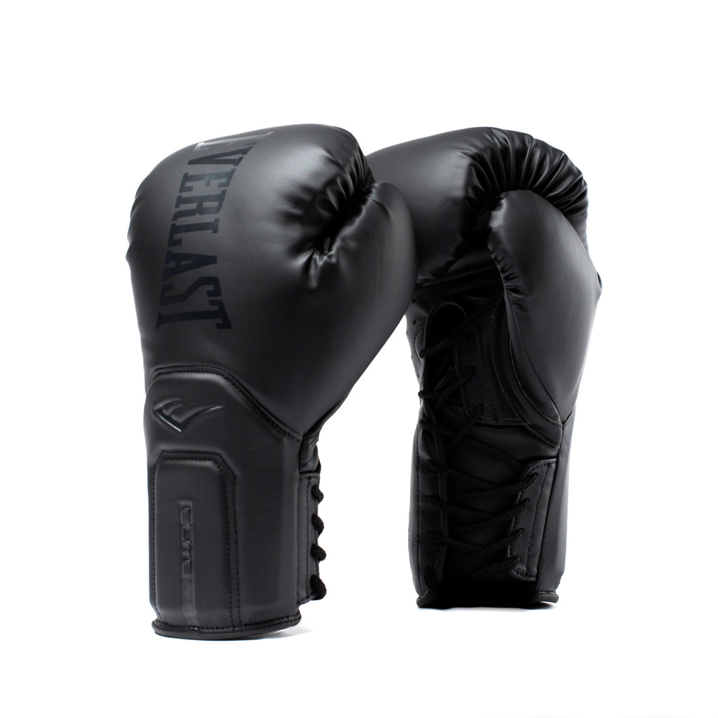 Everlast Elite 2 Pro Boxing Gloves - Laced Black