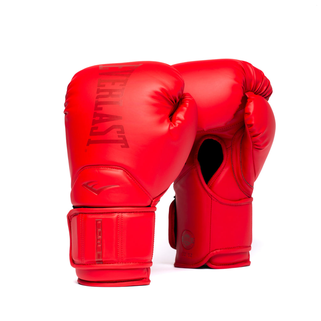 Everlast Elite 2 Pro Boxing Gloves - Hook & Loop Red