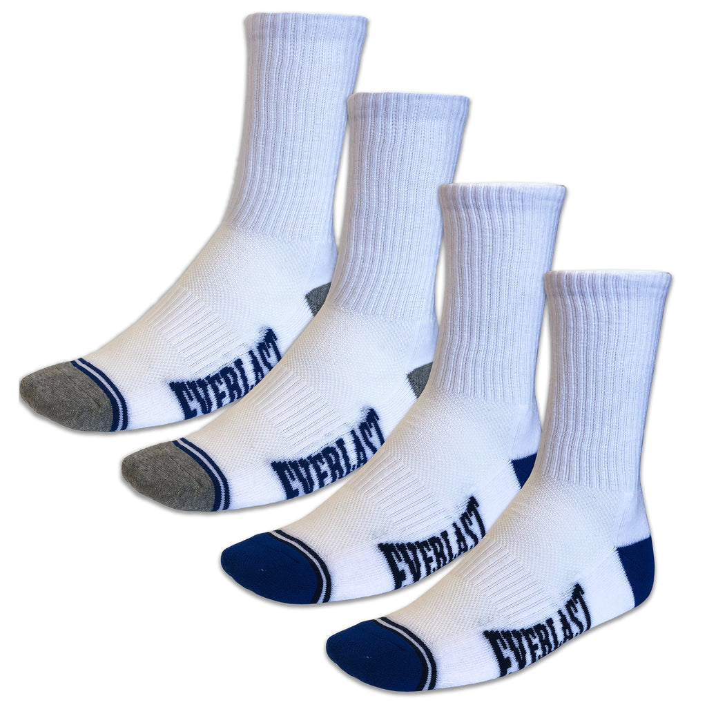 Everlast Crew Socks - 4 Pack Multi