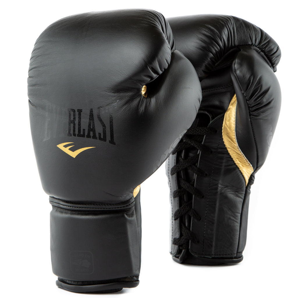 Everlast Mx2 Laced Boxing Gloves Black