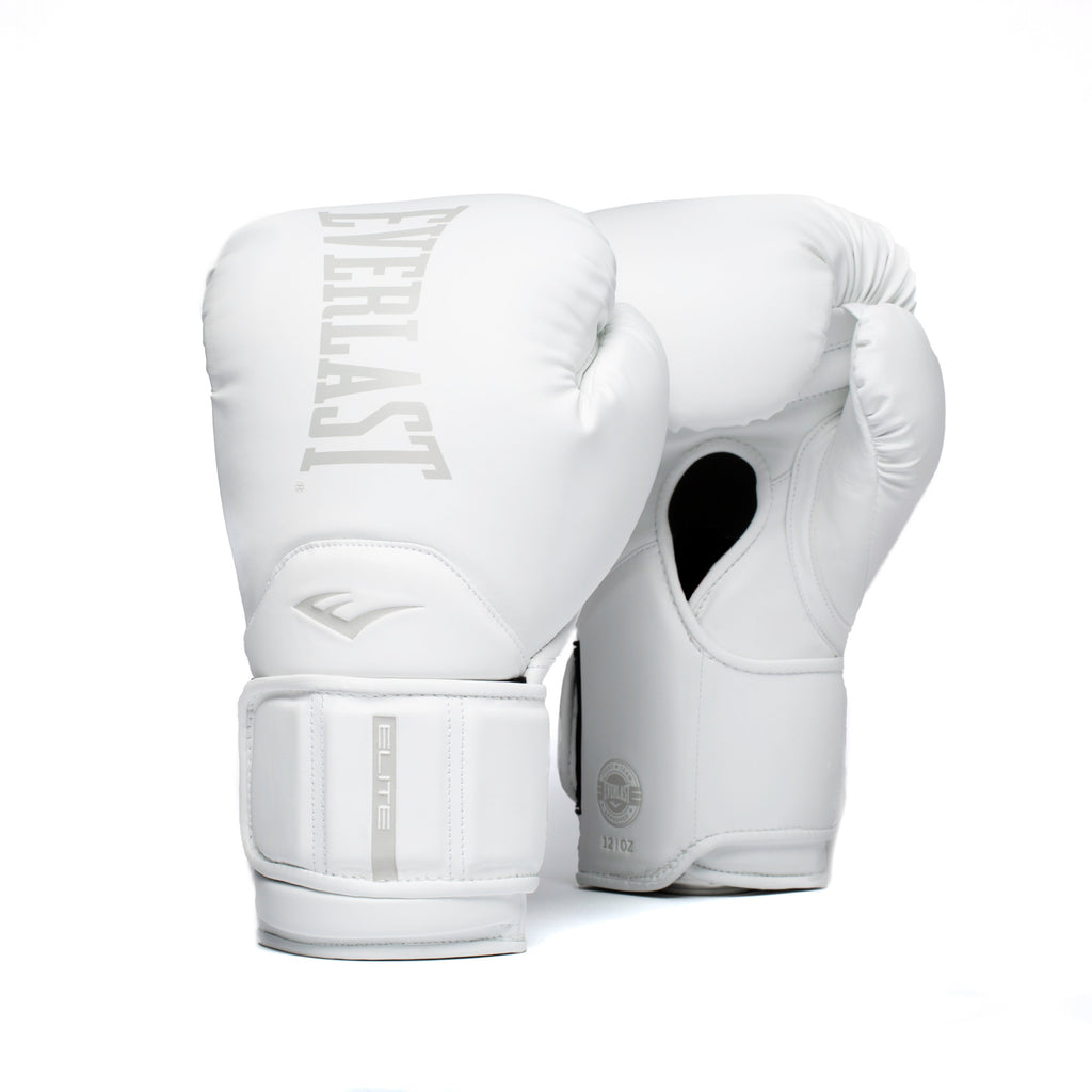 Everlast Elite 2 Pro Boxing Gloves - Hook & Loop White