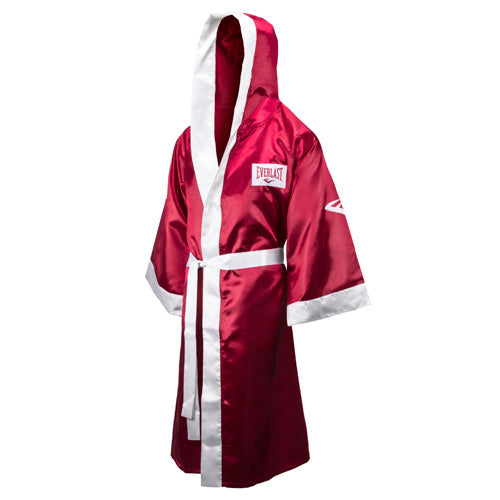 Full Length Robe with Hood - Everlast Canada Full Length Robe with Hood Red/White / XL
