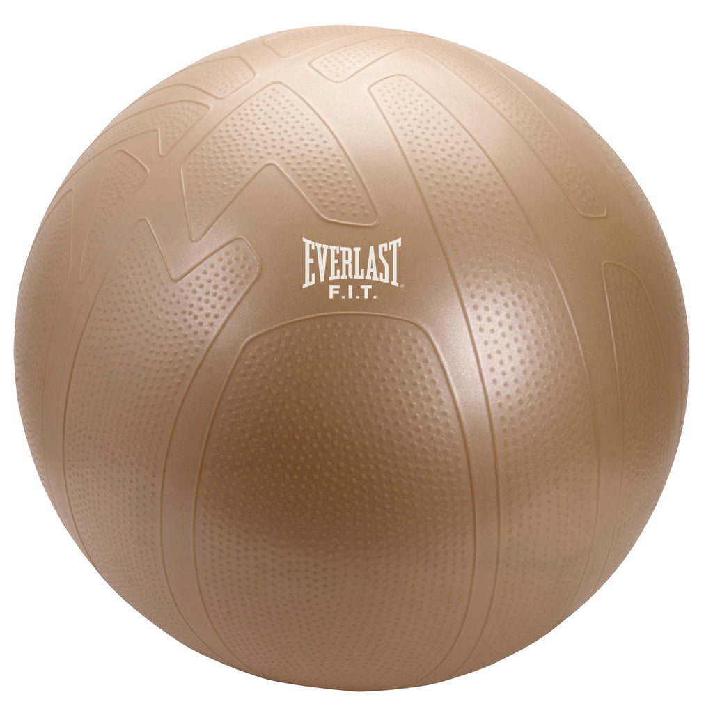 65cm Pro Grip Burst Resistant Fitness Ball - Everlast Canada 65cm Pro Grip Burst Resistant Fitness Ball Beige