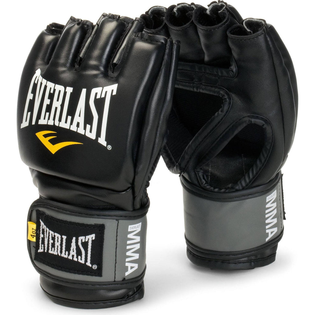 Pro Style Grappling Gloves - Everlast Canada Pro Style Grappling Gloves Black / S/M