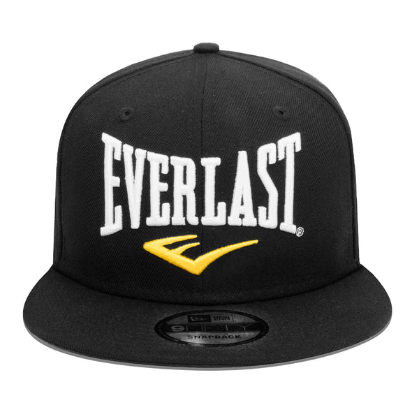 New Era 9FIFTY Black Snapback Logo Cap - Everlast Canada New Era 9FIFTY Black Snapback Logo Cap