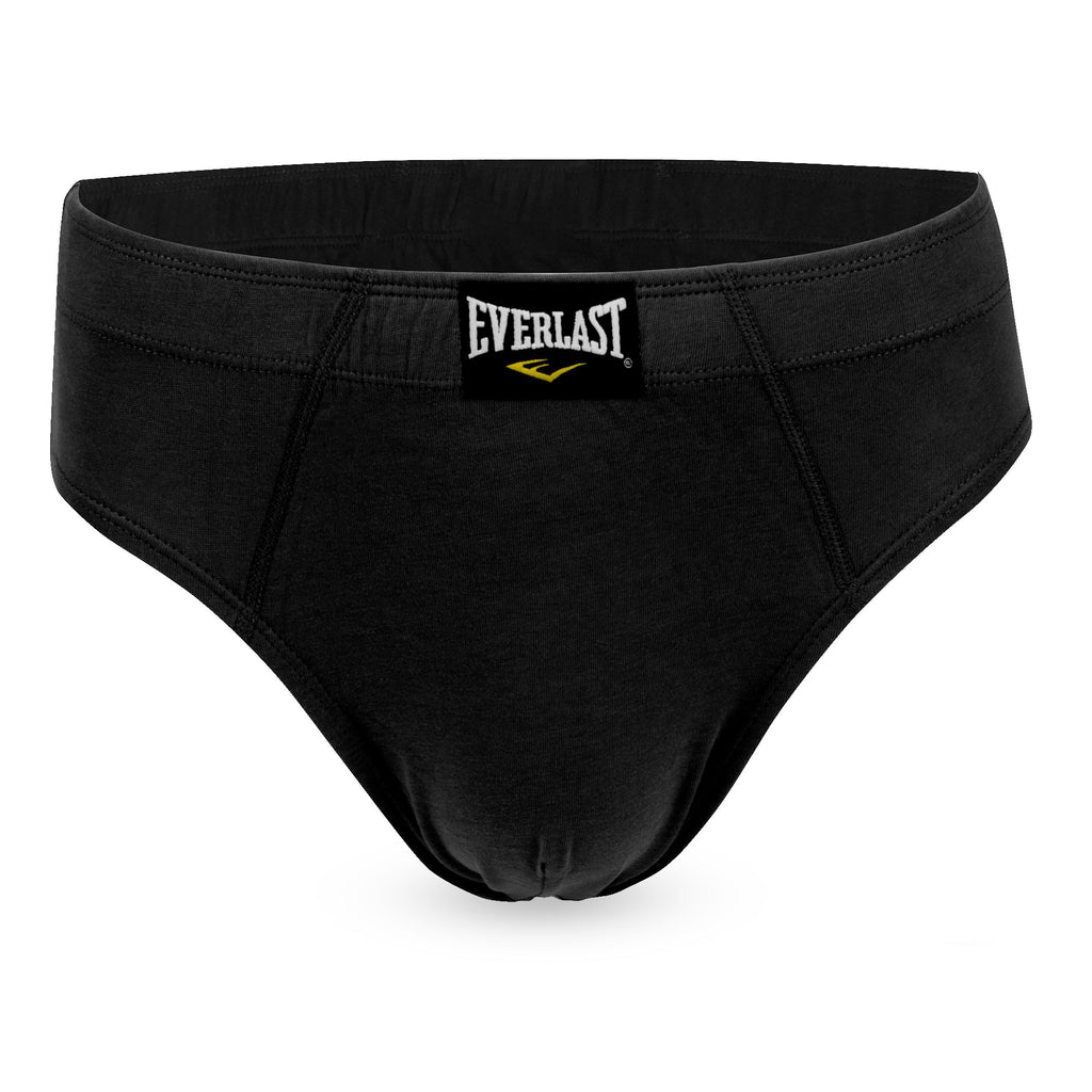 HENCO Cotton Supporter/Underwear with Cup Pocket Athletic Fit Brief for  Multi Sports, Gym, Cricket etc (Black)