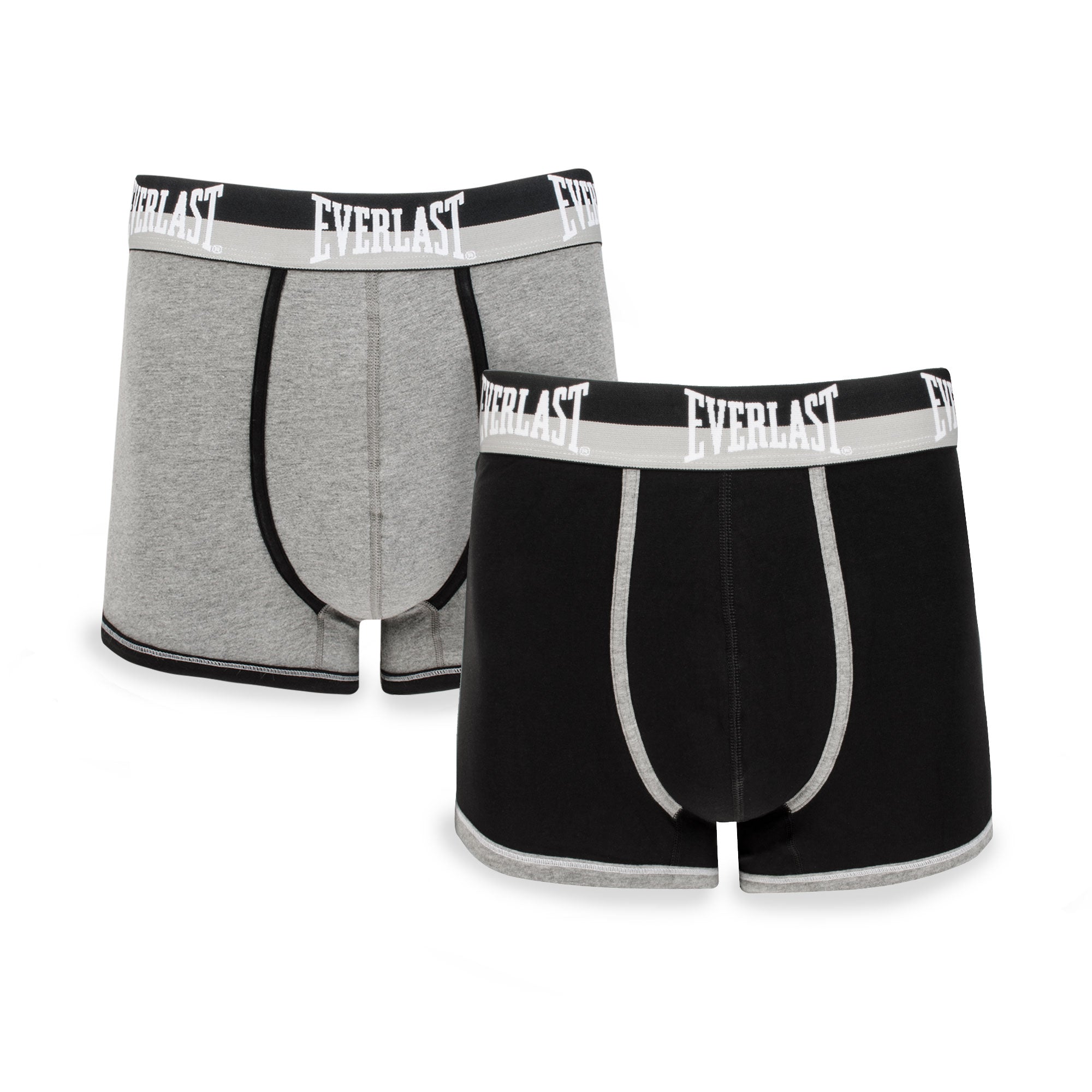 2 Pieces) Cotton Stretch Playboy Men's Trunks Underwear - B122522-2S
