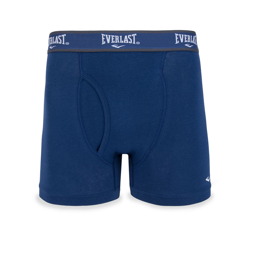  Umbro Men's Standard Athletic Boxer Briefs, Blue/Grey