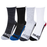 Boys Crew Sport Socks - 4 Pack - Everlast Canada Boys Crew Sport Socks - 4 Pack GREY, BLACK, HEATHER GREY AND WHITE / ONE SIZE