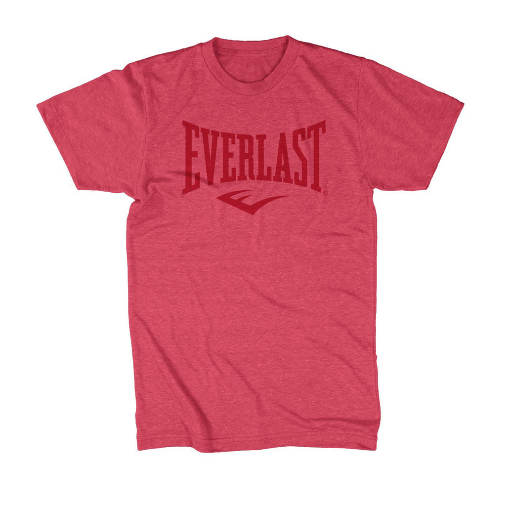 Logo Shirt Red on Red - Everlast Canada Logo Shirt Red on Red