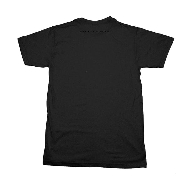 Logo Shirt Black on Black - Everlast Canada Logo Shirt Black on Black